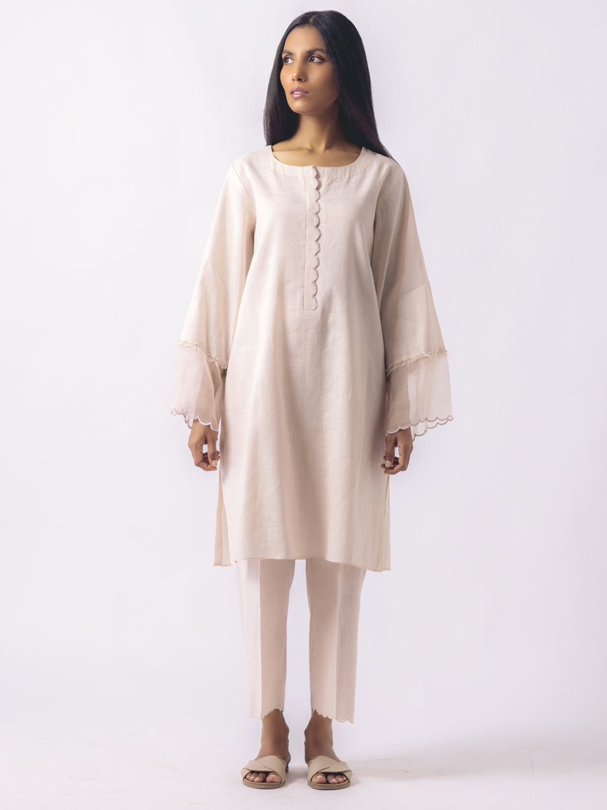 Pink Pearl - Shirt With Culottes